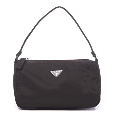 PRADA Tessuto Sport Nylon Pochette Moro.